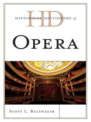 cover image of Historical Dictionary of Opera